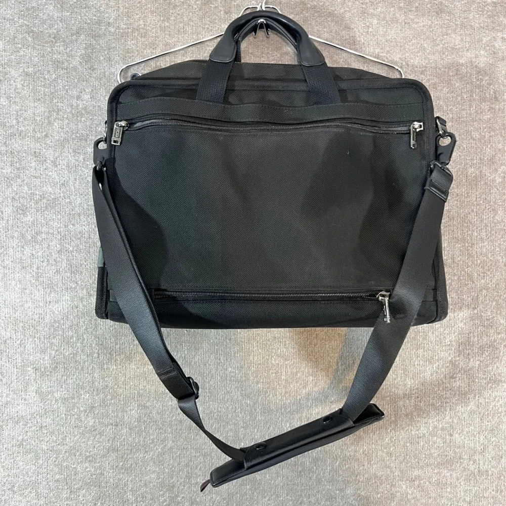 TUMI Ballistic Nylon Laptop Briefcase Business Bag Shoulder Strap Organizer
